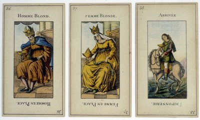 Ennustelevat tarot-kortit, deb. 1800-luku (?) tekijältä Unknown artist