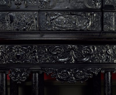 Ebenen harjoitus. Horatius Cocles, roomalainen sankari, puolustaa Sublicius-siltaa Roomassa Porsennan etruskien hyökkäystä vastaan vuonna 507 eaa. Yksityiskohta. Noin 1645 Pariisi. Louvren taidemuseo tekijältä Unknown artist