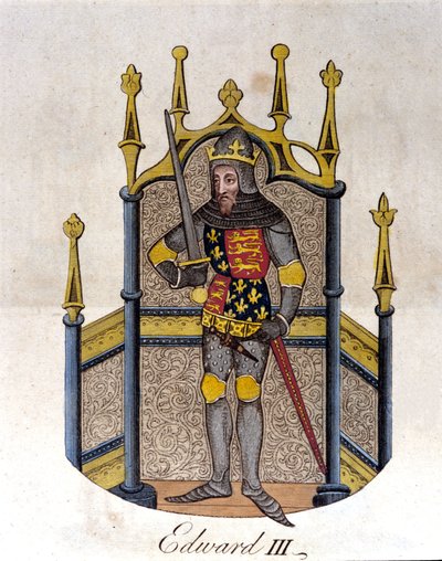 Edward III Englannin kuningas (1312-1377). tekijältä Unknown artist