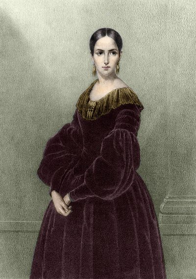 Elisabeth Rachel Félix, joka tunnetaan nimellä Mademoiselle Rachel (1821-1858), ranskalainen tragedia. tekijältä Unknown artist