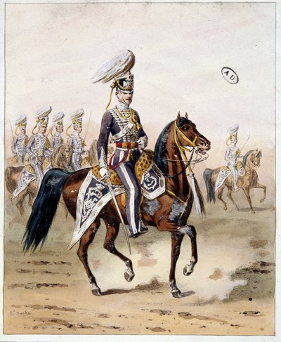 Intian englantilainen armeija: Madrasin ratsuväki tekijältä Unknown artist