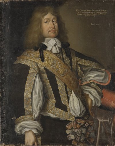 Ernest Gunther de Schleswig Holstein Sonderburg Augustenburg - Ernest Guentherin (1609-1689), Schleswig-Holstein-Sonderburg-Augustenburgin herttua, Anonyymi muotokuva. Öljy kankaalle tekijältä Unknown artist