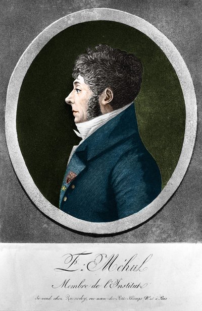Etienne Mehul, ranskalainen säveltäjä ja urkuri (1763-1817). tekijältä Unknown artist