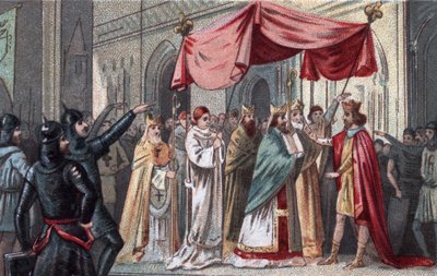 Eudes (Odon) (v. 860 - 898), Pariisin ja Troyesin kreivi, valittu Ranskan kuninkaaksi. tekijältä Unknown artist