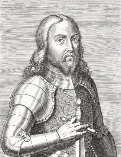 Ferdinand Portugalin pyhä prinssi. Muotokuva. tekijältä Unknown artist