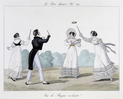 Lentävä ringpeli - "The Good Genre", nro 110, 1800-luvun alku tekijältä Unknown artist