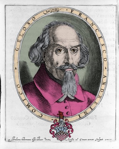 Francesco Andreini (noin 1548-1624) italialainen näyttelijä ja näytelmäkirjailija Commedia dell