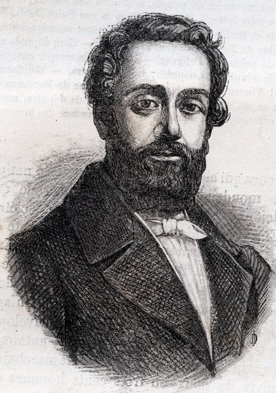 Francois Rose Joseph Degousee 1795 -1862 sotilas-, rakennusinsinööri ja valtiollinen poliitikko Kaiverrus vuodelta 1882 kirjassa "Histoire de dix ans: 1830-1840" Louis-Blanc (1811-1882) tekijältä Unknown artist