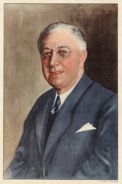 Franklin D. Roosevelt (kuvitus) tekijältä Unknown artist