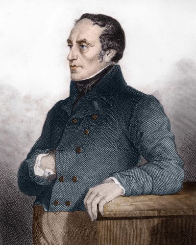 François Guizot (1787 - 1874), ranskalainen poliitikko ja historioitsija - kaiverrus Louis Philippen poliittisen ja yksityiselämän historiaan tekijältä Unknown artist