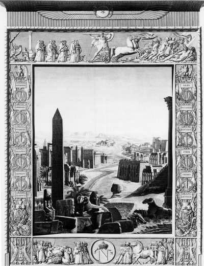 Frontispice of "" Kuvaus Egyptistä"" - 1800-luvun alku tekijältä Unknown artist