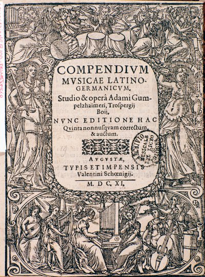Adam Gumpelzhaimerin Compendium of Music -elokuva tekijältä Unknown artist