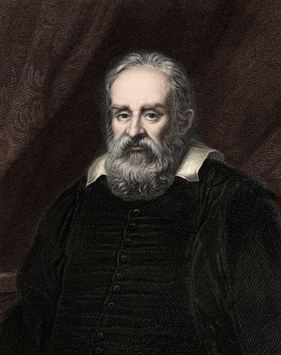Galileo Galilei (Galilea) 1564-1642 - kaiverrus - 1800-luku tekijältä Unknown artist