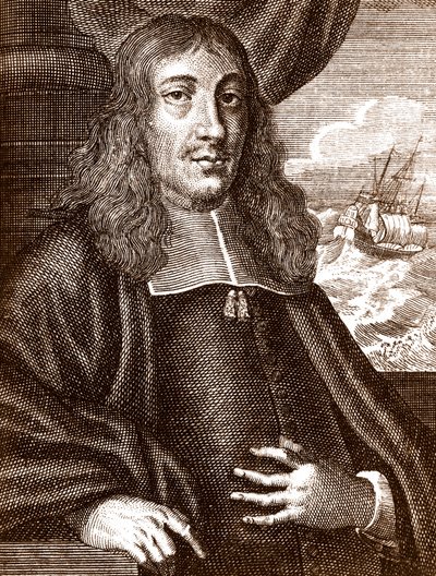 Gautier (Wouter) Schouten (1638-1704) hollantilainen tutkimusmatkailija tekijältä Unknown artist