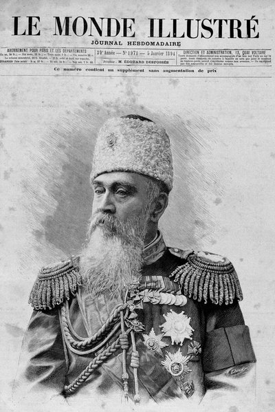 Kenraali Chertkoff. "Kuvitettu maailma". 01.05.1894. tekijältä Unknown artist