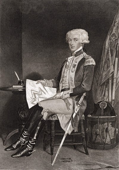 Kenraali La Fayette (1757-1834). tekijältä Unknown artist