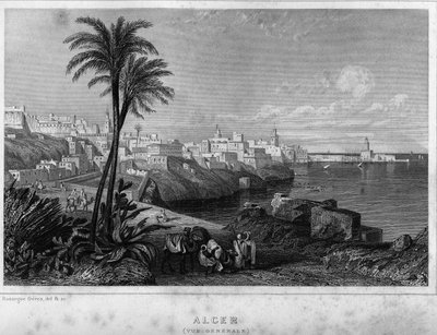 Yleiskuva Algerista 1800-luvulla Leon Galibertin teoksessa Algerie ancienne et moderne tekijältä Unknown artist