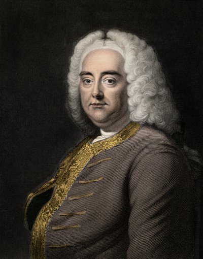 George Friedrich Händel (George Frederick Handel, Georg Friedrich Handel) tekijältä Unknown artist