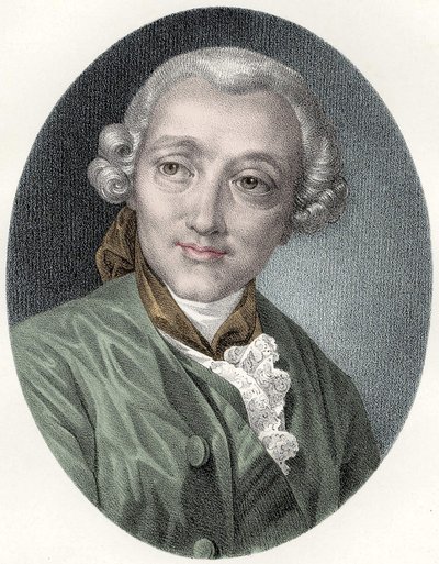 Germain Soufflot (1713-1780), ranskalainen arkkitehti tekijältä Unknown artist