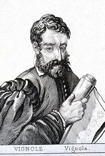 Giacomo Barozzi, alias Vignola, ranskaksi Le Vignole (1507 - 1573) italialainen arkkitehti. tekijältä Unknown artist