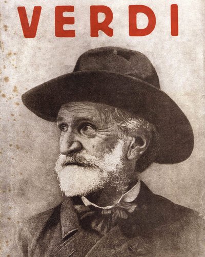 Giuseppe Verdi (1813 - 1901) italialainen säveltäjä tekijältä Unknown artist