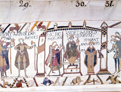 Harold II (1022 - 1066) julistettiin kuninkaaksi, kun Edward Riittäjä kuoli vuonna 1066, mutta pian hän kuoli Hastingsin taistelussa. Bayeux
