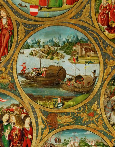 Heinrich II "Jasomirgott", Itävallan herttua, matkalla ristiretkelle. tekijältä Unknown Artist