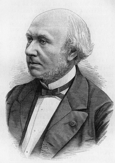Henri Wallon (1812 - 1904), ranskalainen historioitsija ja poliitikko. tekijältä Unknown artist