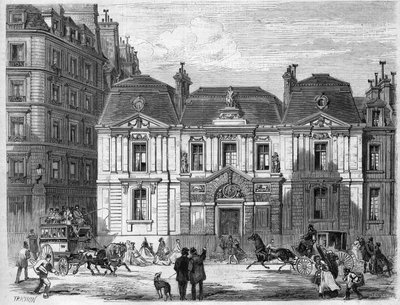 Hotel Carnavalet kadulla, jota kutsuttiin tuolloin Culture Sainte Catherineksi Pariisissa, nykyään Musee Carnavalet rue de Sevigne Marais