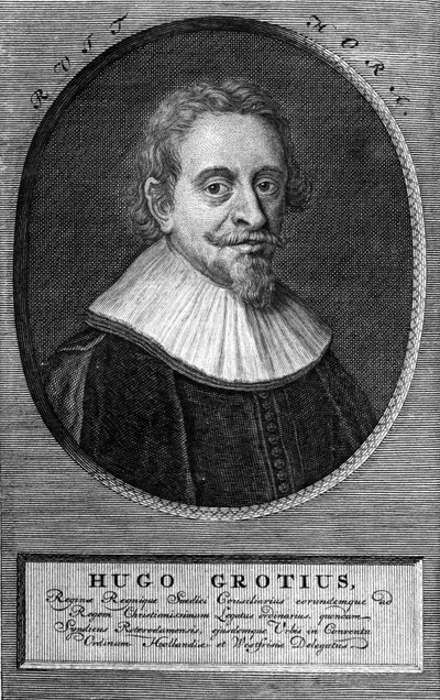 Hugo Grotius (1583-1645) (Huig de Groot), hollantilainen lakimies ja diplomaatti. tekijältä Unknown artist