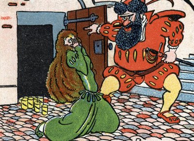 Illustration für „Blaubart“ von Unknown Artist