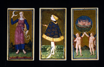 italialainen tarot. Bonifacio Bembo Breran tarot tekijältä Unknown artist
