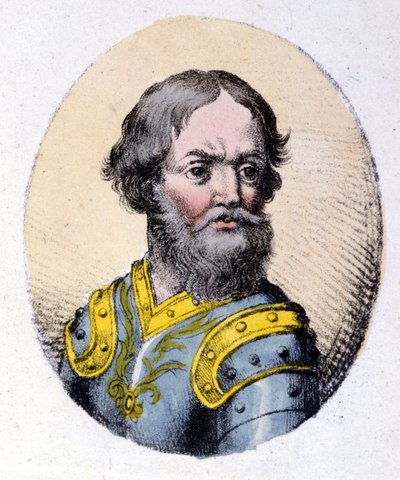 Ivan III Vasilyevich Suuri (1440 1505). Moskovan ja koko Venäjän suurruhtinas (1462-1505). kaiverrus 1800-luvun alusta tekijältä Unknown artist