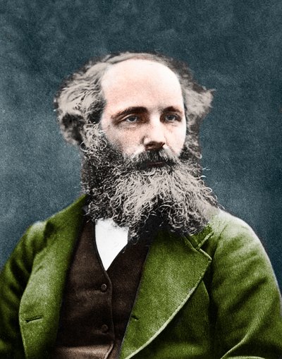 JAMES CLERK MAXWELL (1831-1879). Skotlantilainen fyysikko. noin 1875. tekijältä Unknown artist