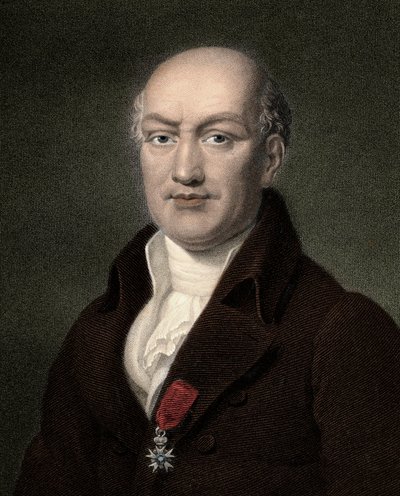 Jean Baptiste (Jean-Baptiste) Joseph Delambre 1749-1822 - kaiverrus - 1800-luku tekijältä Unknown artist