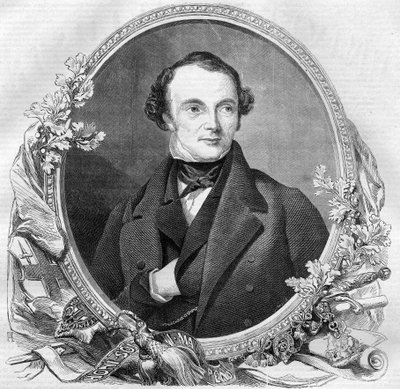 John Russell (1792-1878), brittiläinen poliitikko kaiverrus vuodelta 1860. tekijältä Unknown artist