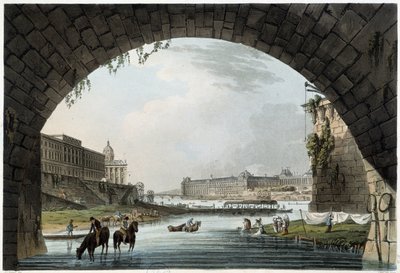 La Monnaie, 4 Nations in Paris, nähty J.C.Mats, julkaisija W.Miller Lontoossa-1806 tekijältä Unknown artist
