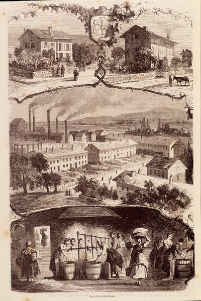 Labour lainaa Ranskassa 1800-luvulla. tekijältä Unknown artist