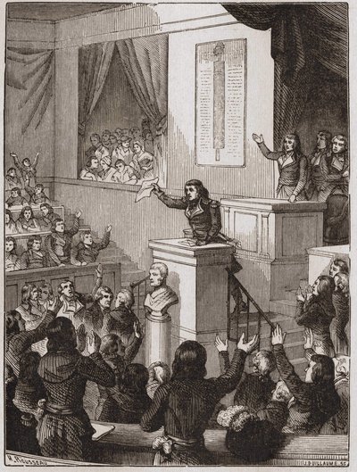 Lazare Nicolas Marguerite Carnot (lempinimellä voiton järjestäjä tai suuri Carnot) ilmoitti 1. syyskuuta tekijältä Unknown artist
