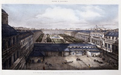 Le Palais-Royal ennen vuotta 1828 tekijältä Unknown artist