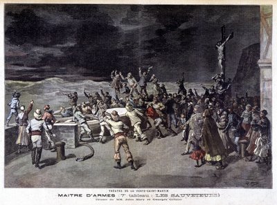 Les pelastajat: 7. maalaus näytelmästä "Maître d