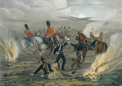 ?Elämä leirillä ennen Sebastopolia. Nro 4 Keskiyön herätys?, 1854 noin tekijältä Unknown
