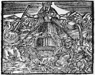 Alkemistien universaali työ - Kaiverrus vuodelta 1659 kirjaan "L