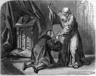 Ludvig XI vetosi Pyhään Johannes Paavaliiseen kohtelemaan häntä. tekijältä Unknown artist