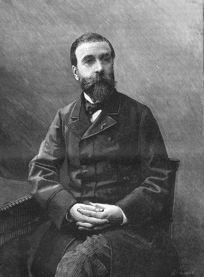 Ludovic Halévy. ranskalainen kirjailija 1834-1908 tekijältä Unknown artist