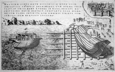 Laivojen vesillelaskukone 1500-luvulla - toim. 1578 tekijältä Unknown artist
