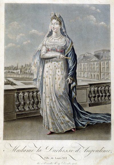 Madame Angoulemen herttuatar (Marie Therese tai Madame Royale tekijältä Unknown artist