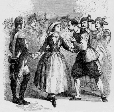 Mademoiselle Piccolomini Gaetano Donizettin oopperassa "Rykmentin tytär" Majesty