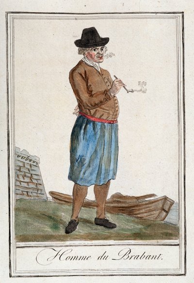 Mies Brabantista (Belgia). tekijältä Unknown artist