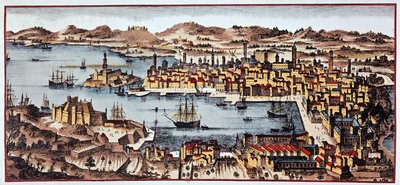 Marseille vuonna 1680 - B.N. tekijältä Unknown artist